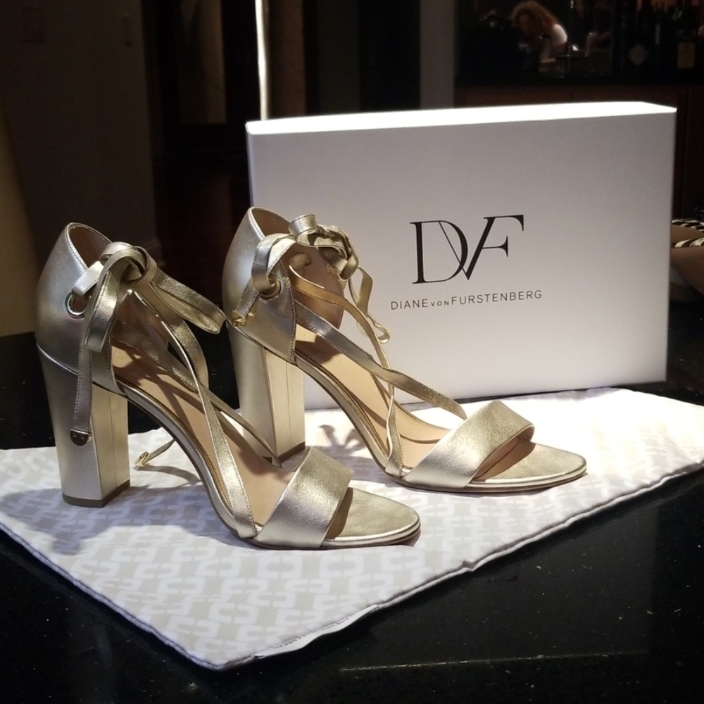 Diane Von Furstenberg  Matt Gold Heels